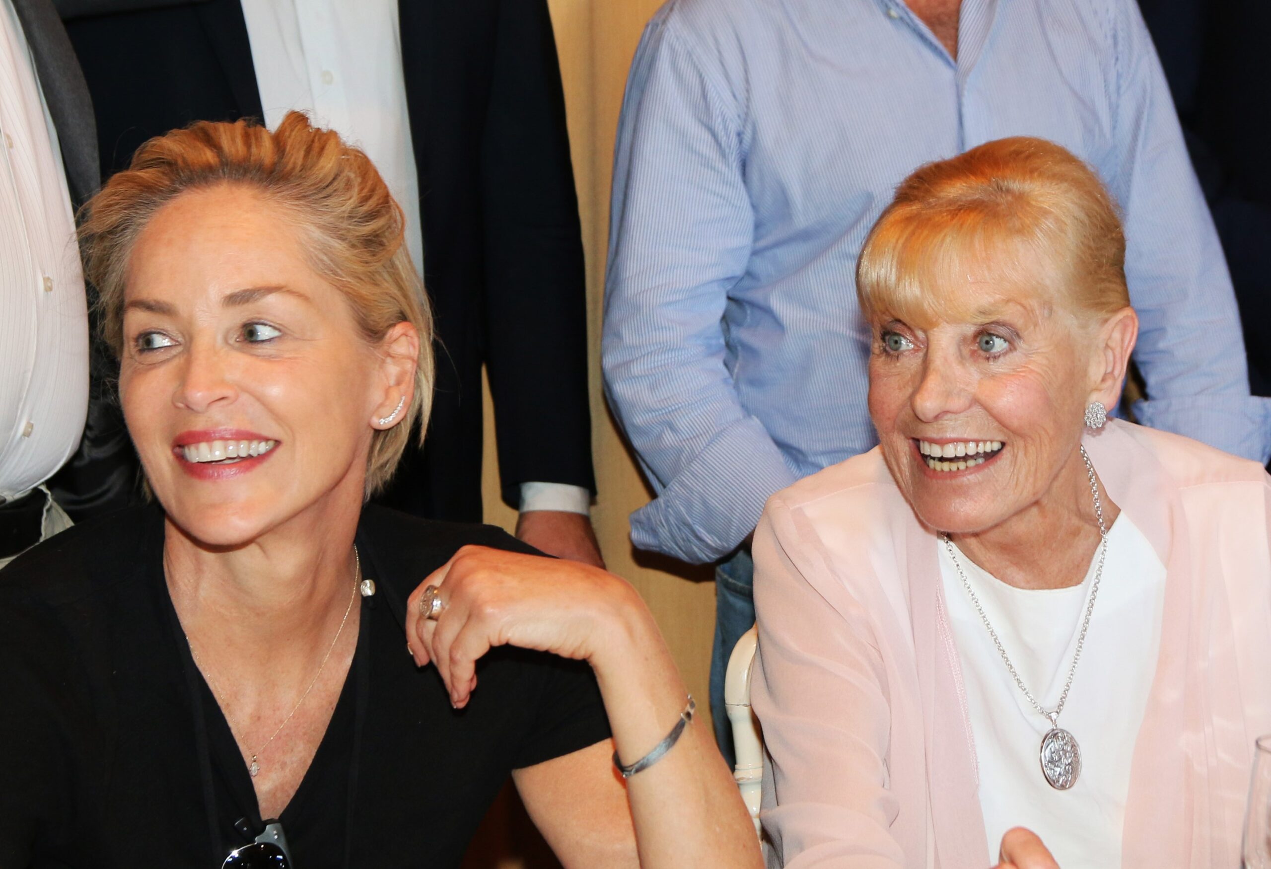 Sharon Stone and Betty Williams