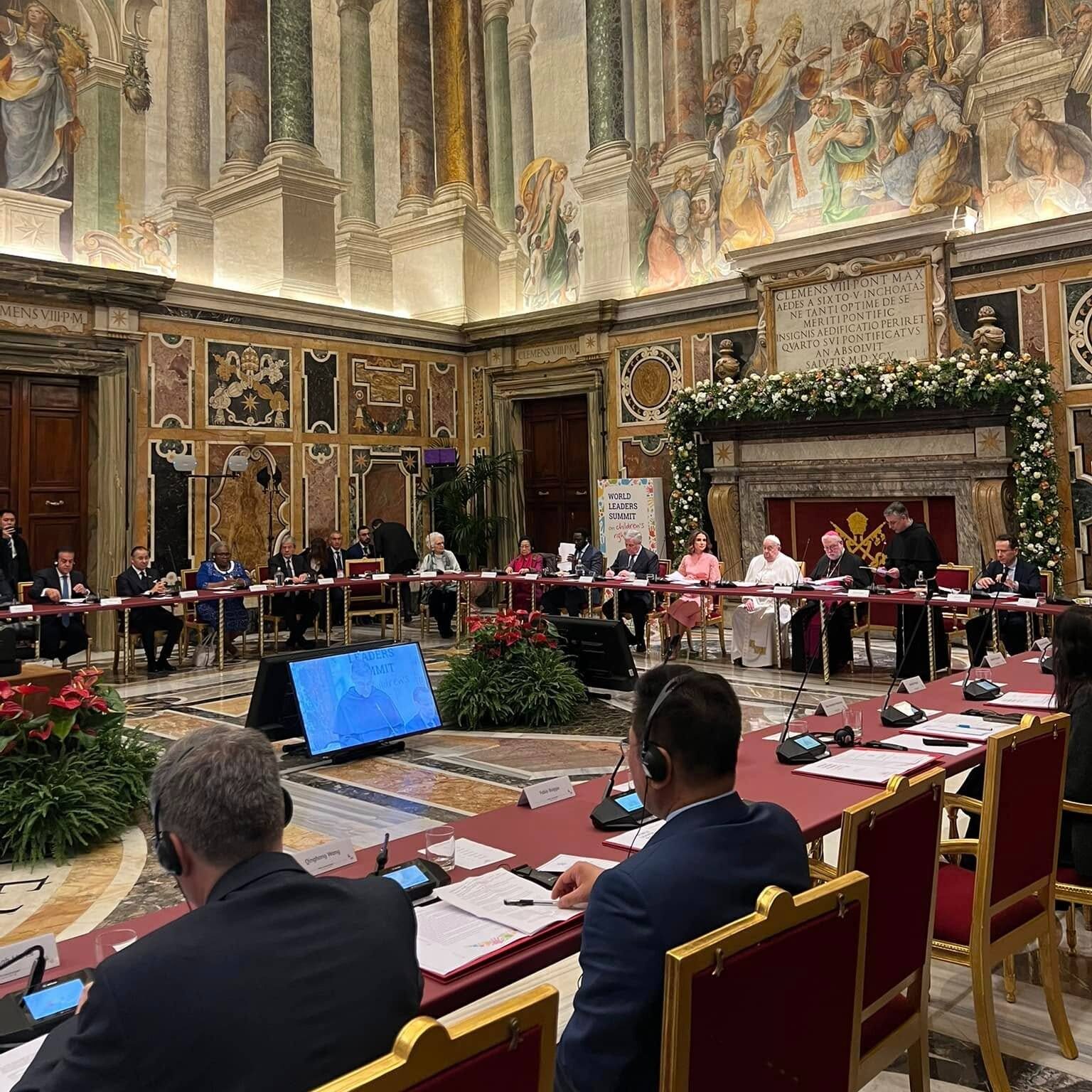 Clementine Hall of the Apostolic Palace in  Vatican City